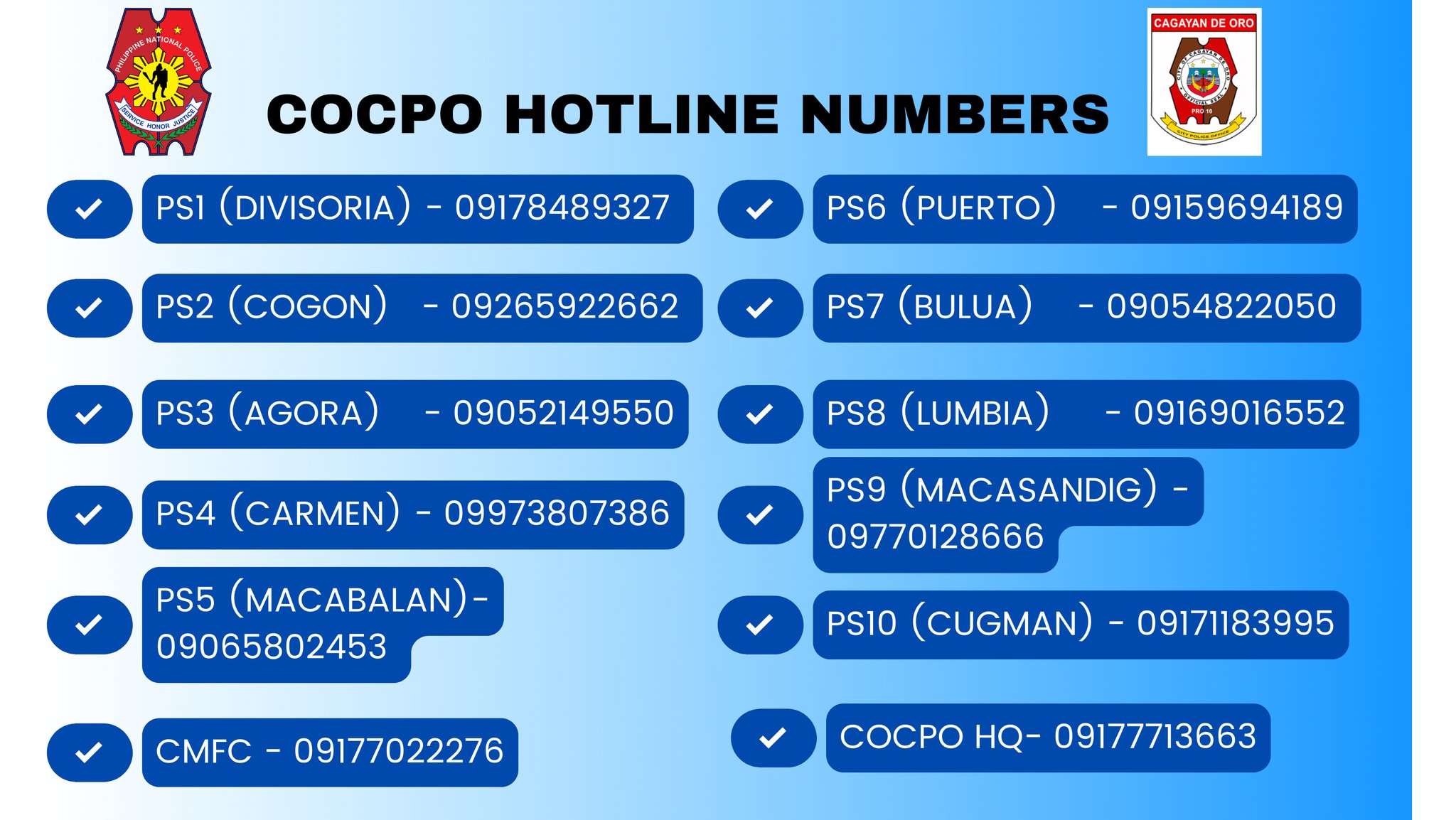 COCPO Hotline
